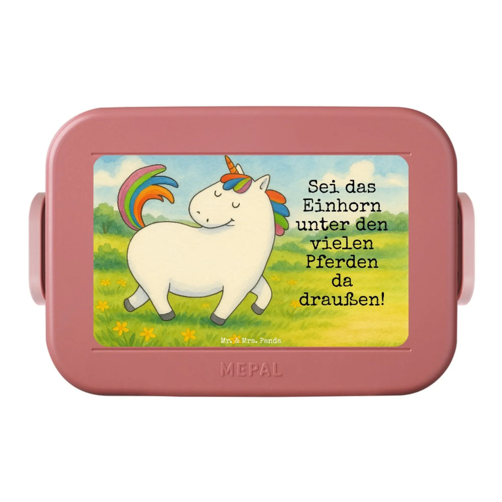 MEPAL Bentobox Einhorn Stolzieren Design Bentobox, Brotdose, Lunchbox, Einhorn, Einhörner, Einhorn Deko, Unicorn, Reiter, Reiten, Freundin, Geschenk, bunt, stolz, Pferd, anders