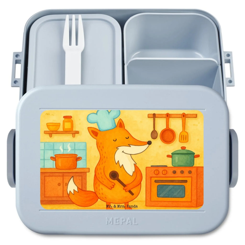 MEPAL Bentobox Fuchs Koch Design Brotdose, Lunchbox, Bentobox, Fuchs, Küche Spruch, Küche Deko, Bäcker, witzig, Spruch lustig, Köche, Füchse, Party Spruch, Koch Geschenk