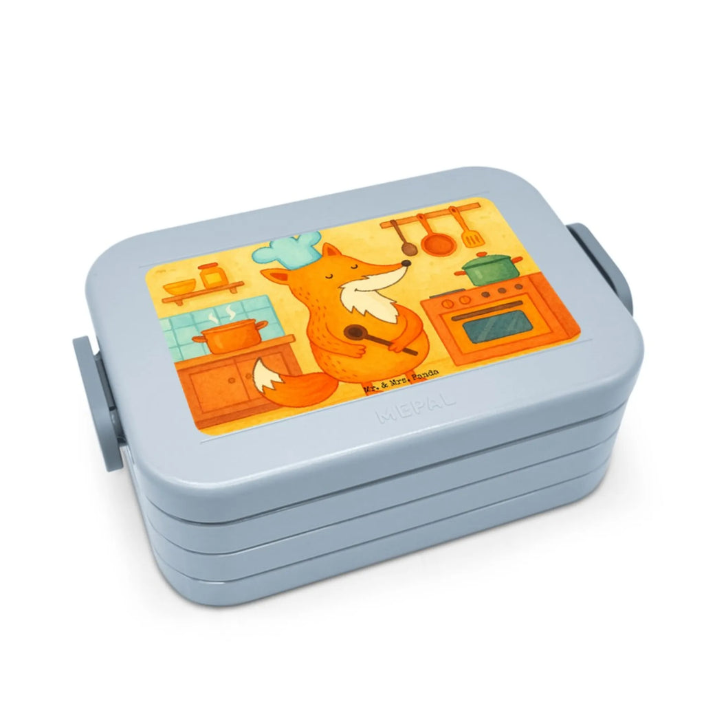 MEPAL Bentobox Fuchs Koch Design Brotdose, Lunchbox, Bentobox, Fuchs, Küche Spruch, Küche Deko, Bäcker, witzig, Spruch lustig, Köche, Füchse, Party Spruch, Koch Geschenk