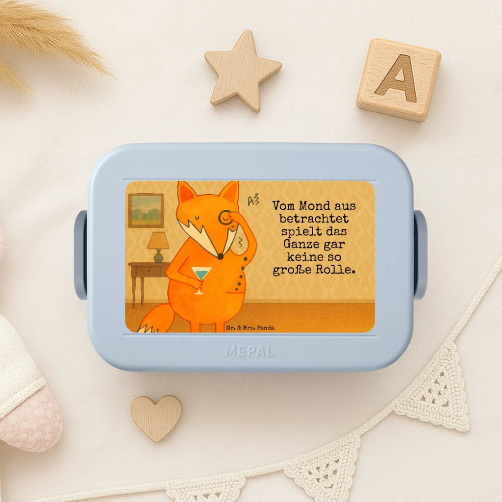 MEPAL Bentobox Fuchs Lord Design Lunchbox, Brotdose, Bentobox, Fuchs, Füchse, Liebeskummer Geschenk, Spruch lustig, Motivation Spruch, Problemlösung, tröstende Worte