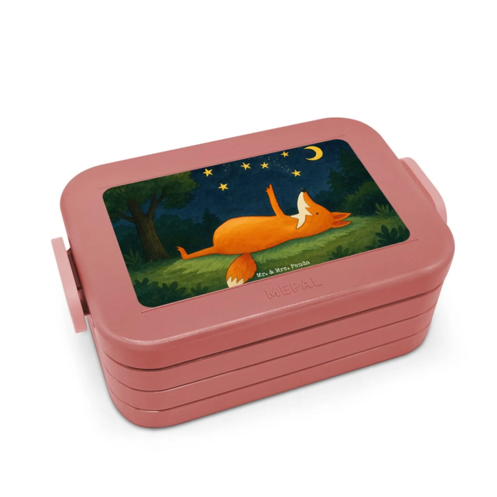 MEPAL Bentobox Fuchs Sterne Design Bentobox, Brotdose, Lunchbox, Fuchs, Romantik, tröstende Worte, Always Look on the Bright Side of Life, Füchse, Spruch schön, Spruch positiv