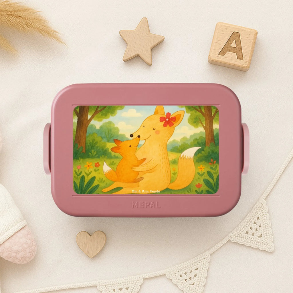 MEPAL Bentobox Fuchs Mama Design Lunchbox, Brotdose, Bentobox, Familie, Vatertag, Muttertag, Bruder, Schwester, Mama, Papa, Oma, Opa, Tochter, Mutter, Beste Tochter, Lieblingstochter, Geschenk
