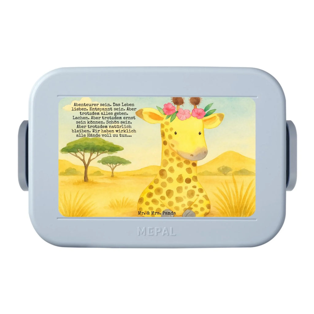 MEPAL Bentobox Giraffe Blumenkranz Design Lunchbox, Bentobox, Brotdose, Afrika, Wildtiere, Selbstliebe, Blumenkranz, Abenteurer, Giraffe, Freundin