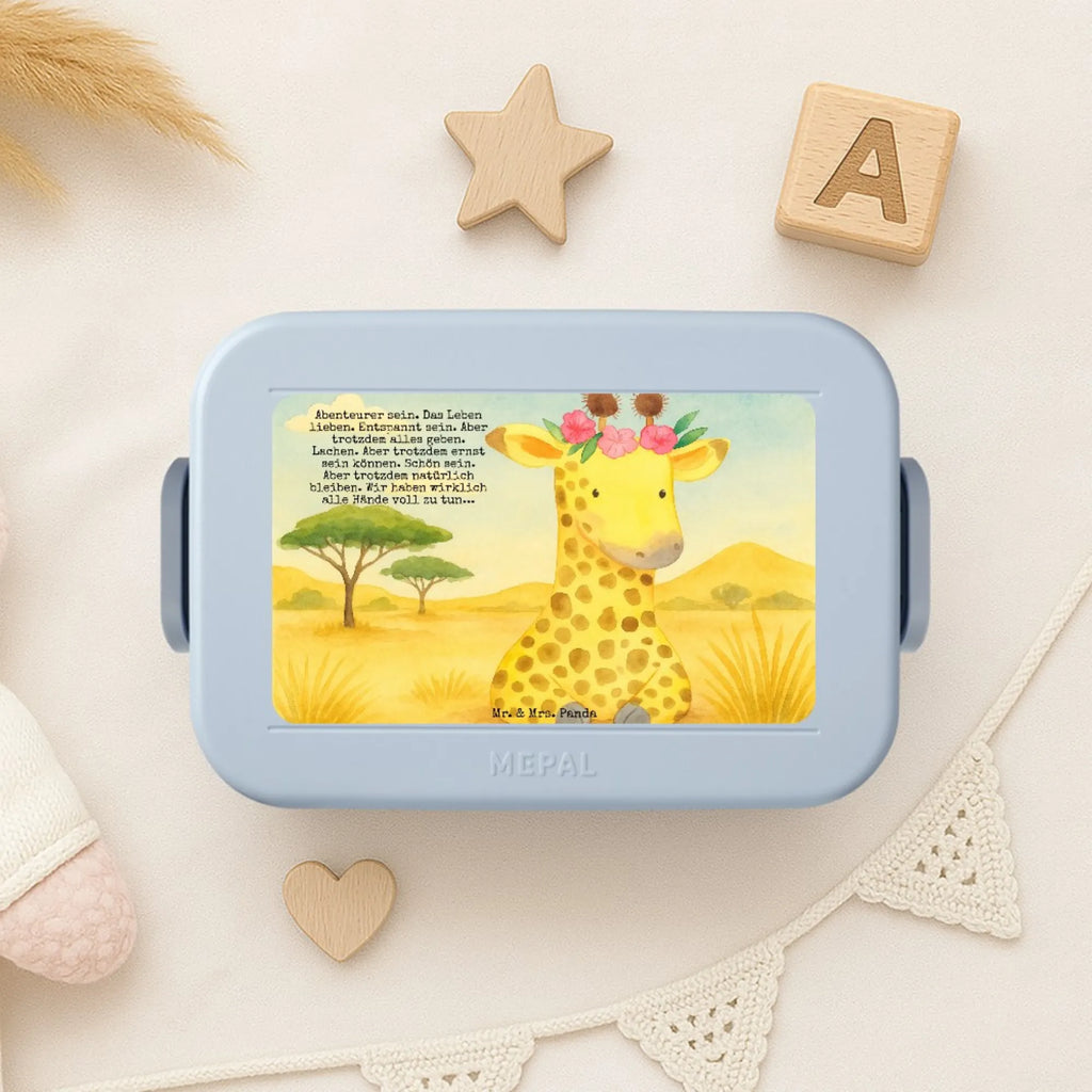 MEPAL Bentobox Giraffe Blumenkranz Design Lunchbox, Bentobox, Brotdose, Afrika, Wildtiere, Selbstliebe, Blumenkranz, Abenteurer, Giraffe, Freundin