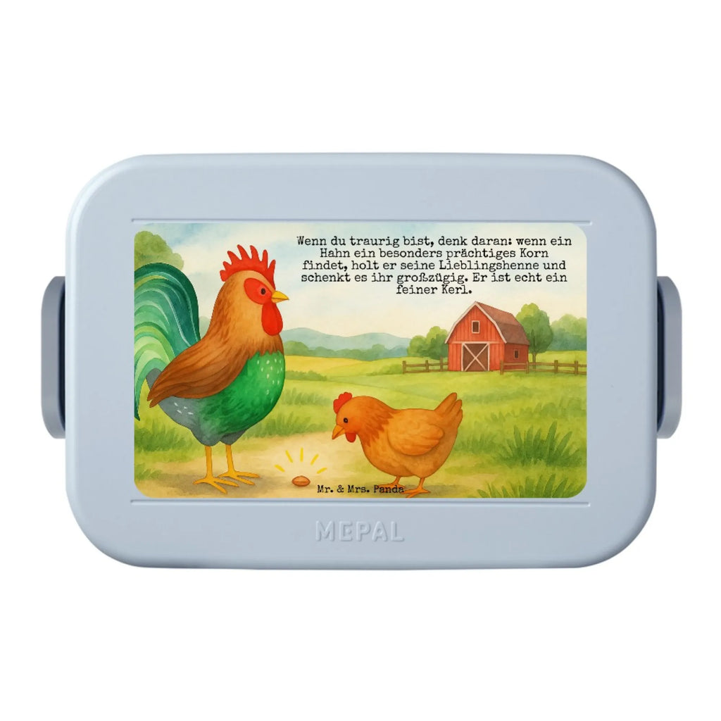 MEPAL Bentobox Hahn Korn Design Bentobox, Lunchbox, Brotdose, Bauernhof, Hoftiere, Landwirt, Landwirtin, Korn, Henne, Hahn, Eier, Natur
