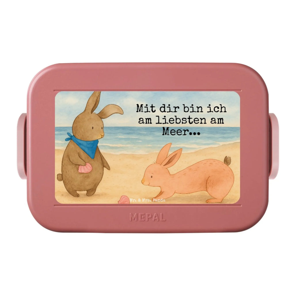MEPAL Bentobox Hasen Muschel Design Brotdose, Bentobox, Lunchbox, Familie, Vatertag, Muttertag, Bruder, Schwester, Mama, Papa, Oma, Opa, Meer, best friends, Muscheln, Muscheln sammeln, Freundin, beste Freundin, BFF, Hasen, Freundinnen