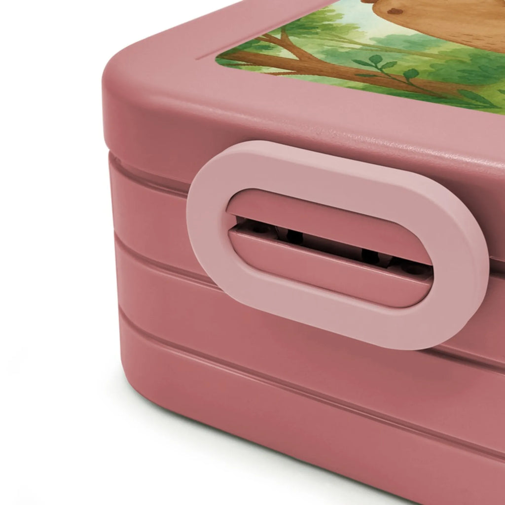 MEPAL Bentobox Bär Schulterblick Design Lunchbox, Brotdose, Bentobox, Bär, Teddy, Teddybär, Bärenliebe, Motivation, Bären, Weltansicht, Weisheit, Selbstachtung