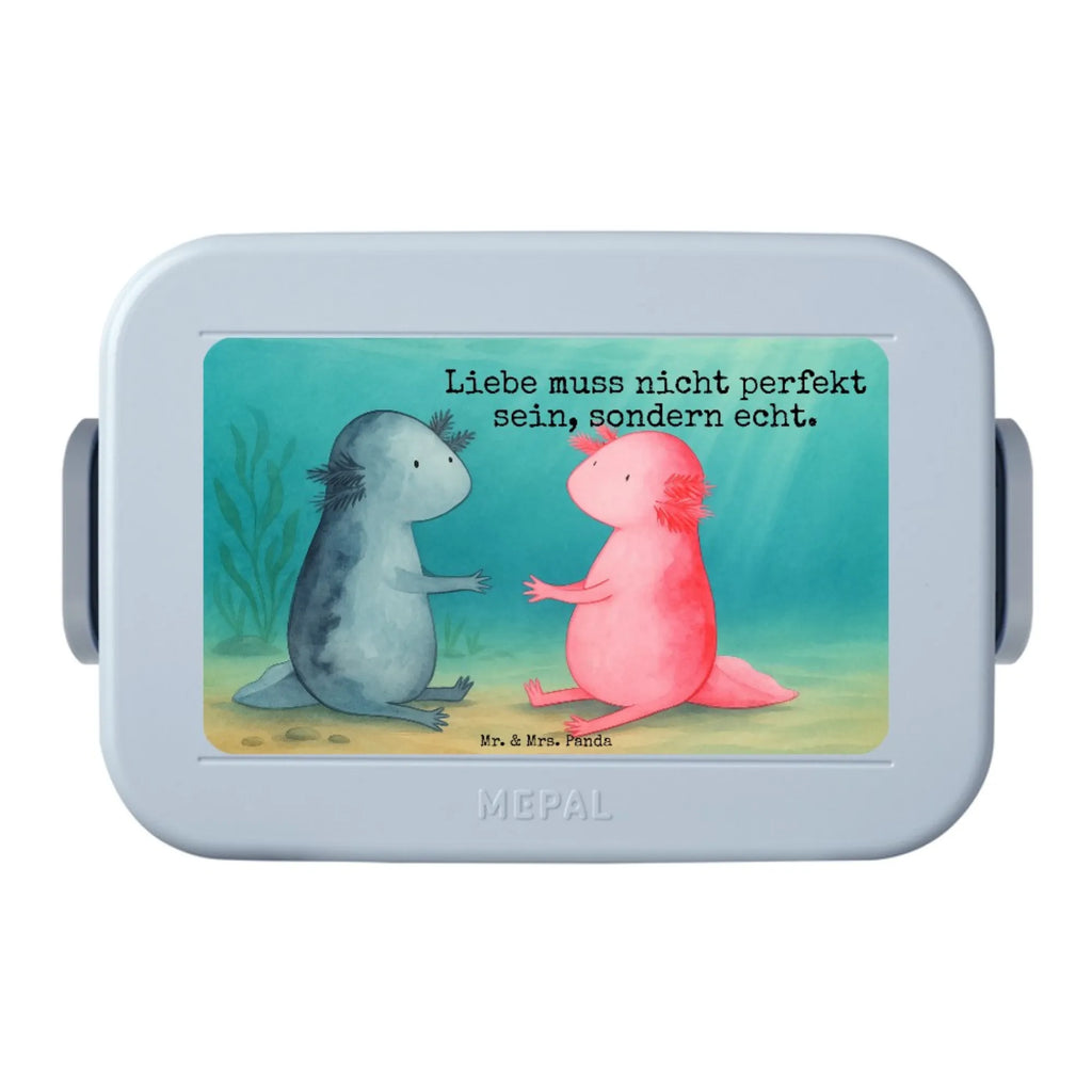 MEPAL Bentobox Axolotl Liebe Design Bentobox, Lunchbox, Brotdose, Axolotl, Molch, Lurch, Valentinstag, Schwanzlurch, Liebe, Ehemann, Lurche, große Liebe, Jahrestag, Freund, Axolot, Liebesbeweis, Verlobter