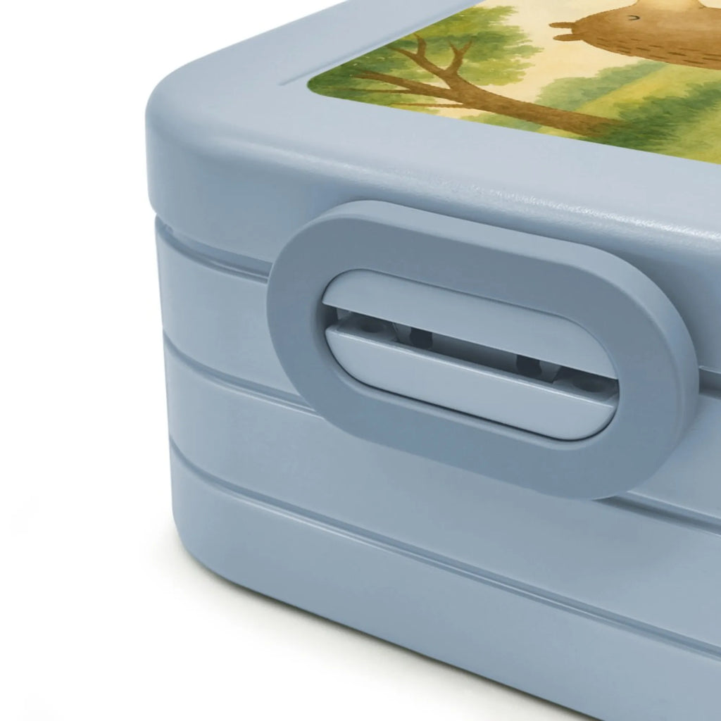 MEPAL Bentobox Bär Seifenblasen Design Lunchbox, Bentobox, Brotdose, Bär, Teddy, Teddybär, Seifenblasen Bär Lustig Sein Glücklich Traurig Happy