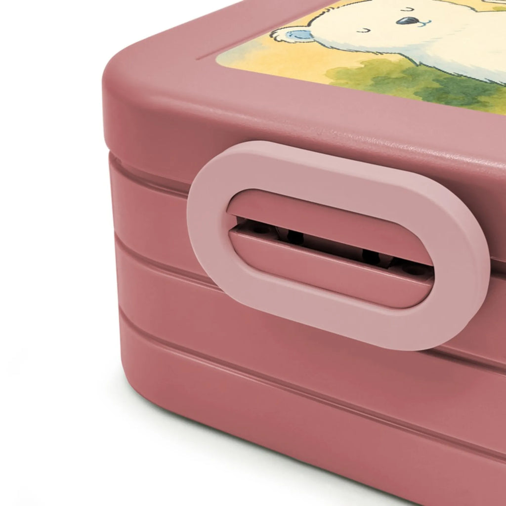 MEPAL Bentobox Eisbär Faul Design Bentobox, Brotdose, Lunchbox, Bär, Teddy, Teddybär, Nordpol, Eisbär, Bürojob, Büro, Relaxen, Arbeitsplatz, Faul, Arbeit, Homeoffice, Entspannen