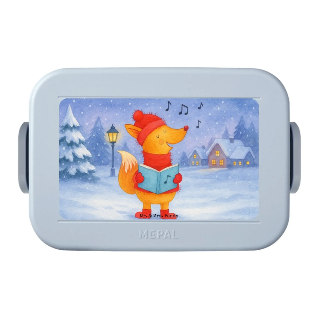 MEPAL Bentobox Fuchs Sänger Design Bentobox, Brotdose, Lunchbox, Winter, Weihnachten, Weihnachtsdeko, Nikolaus, Advent, Heiligabend, Wintermotiv, Weihnachtslieder, Geschenk Sänger, Fuchs, Füchse, Singen, Sänger