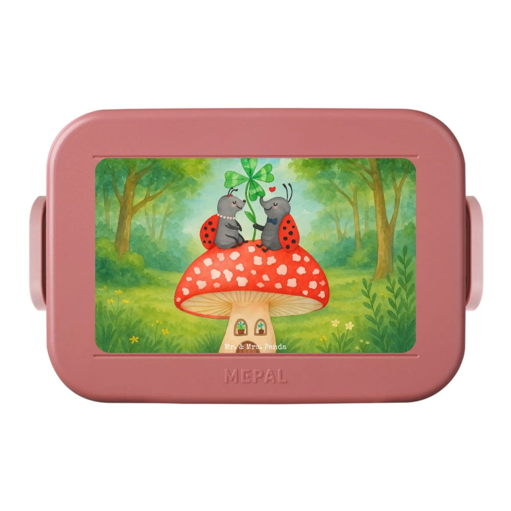 MEPAL Bentobox Marienkäfer Fliegenpilz Design Brotdose, Bentobox, Lunchbox, Tiermotive, Gute Laune, lustige Sprüche, Tiere, Wohnung, Haus, Fleigenpilzhaus, Marienkäfer, zuhause, Fliegenpilz