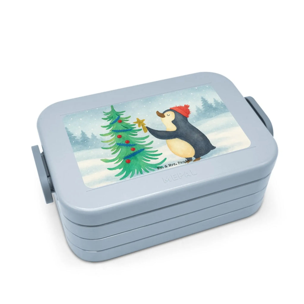 MEPAL Bentobox Pinguin Weihnachtsbaum Design Brotdose, Bentobox, Lunchbox, Winter, Weihnachten, Weihnachtsdeko, Nikolaus, Advent, Heiligabend, Wintermotiv, Pinguin