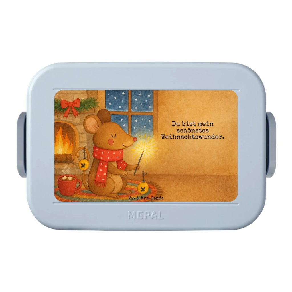 MEPAL Bentobox Maus Weihnachten Design Lunchbox, Brotdose, Bentobox, Winter, Weihnachten, Weihnachtsdeko, Nikolaus, Advent, Heiligabend, Wintermotiv, Weihnachtsmotiv, Mäuschen, Maus, Weihnachtswunder, Weihnachtsgruß, Frohe Weihnachten