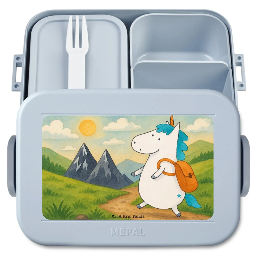 MEPAL Bentobox Einhorn Bergsteiger Design Bentobox, Lunchbox, Brotdose, Einhorn, Einhörner, Einhorn Deko, Unicorn, Bergsteiger, Abenteurer, Abenteuer, Weltreise, Urlaub, Berge, Weltenbummler, Entdecker, Reisen