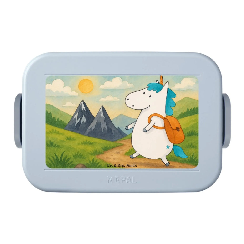 MEPAL Bentobox Einhorn Bergsteiger Design Bentobox, Lunchbox, Brotdose, Einhorn, Einhörner, Einhorn Deko, Unicorn, Bergsteiger, Abenteurer, Abenteuer, Weltreise, Urlaub, Berge, Weltenbummler, Entdecker, Reisen