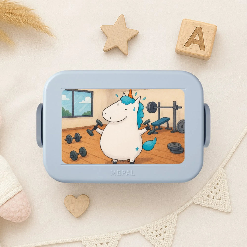 MEPAL Bentobox Einhorn Fitness Design Lunchbox, Bentobox, Brotdose, Einhorn, Einhörner, Einhorn Deko, Unicorn, Abnehmen, Diät, Sixpack, Fitnessstudio, Sport, Gym, Fitness, Pumpen, Geräte