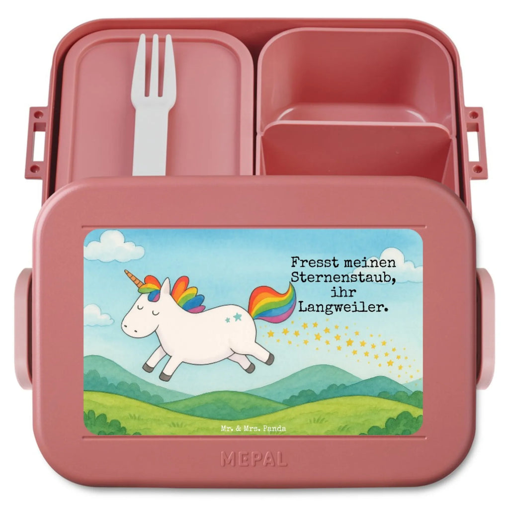 MEPAL Bentobox Einhorn Happy Design Brotdose, Lunchbox, Bentobox, Einhorn, Einhörner, Einhorn Deko, Unicorn, witzig, Freude, Lachen, Lächeln, fröhlich, Spaß, Lebensfreude, spannend, glücklich