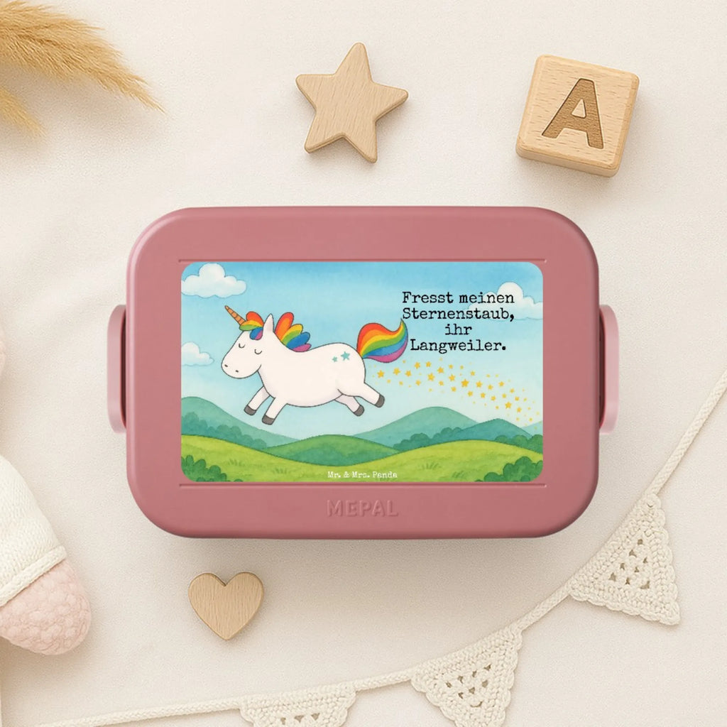 MEPAL Bentobox Einhorn Happy Design Brotdose, Lunchbox, Bentobox, Einhorn, Einhörner, Einhorn Deko, Unicorn, witzig, Freude, Lachen, Lächeln, fröhlich, Spaß, Lebensfreude, spannend, glücklich