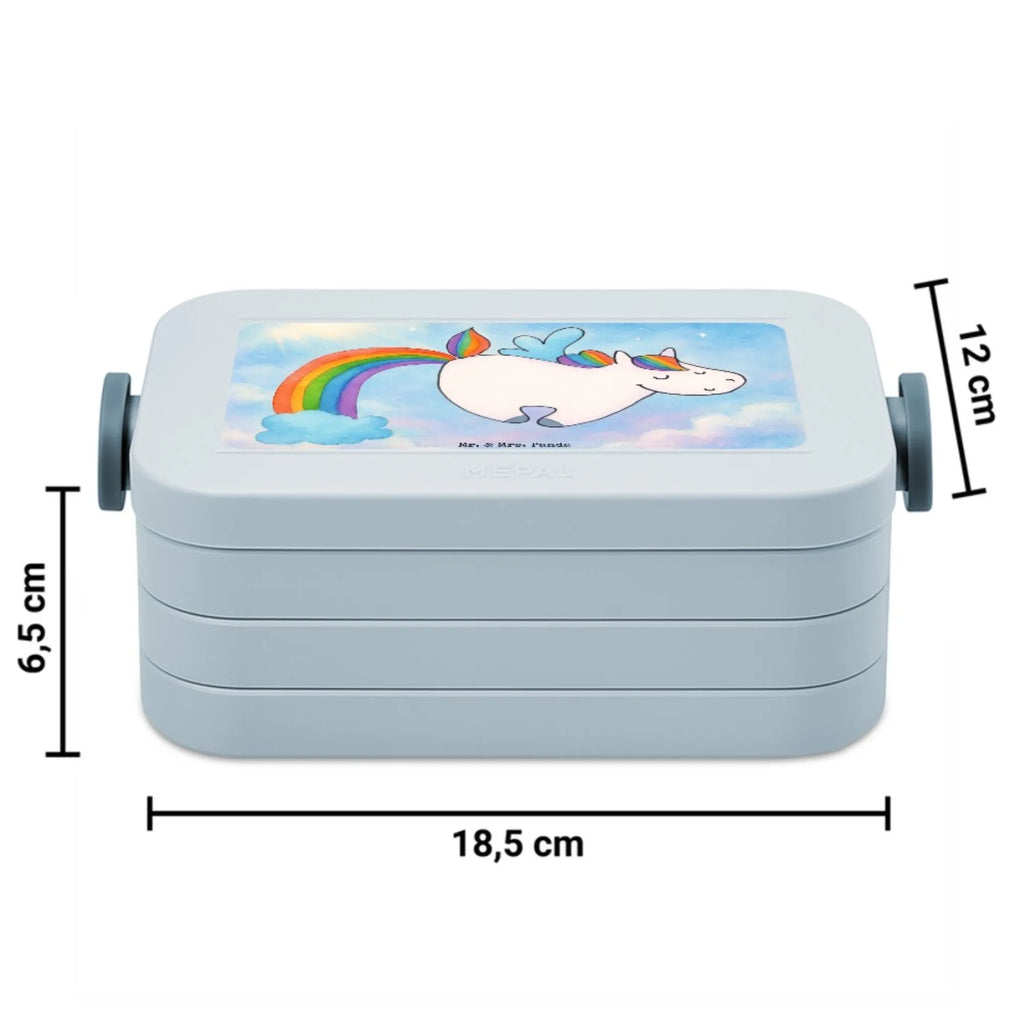 MEPAL Bentobox Einhorn Fliegendes Pferd Design Brotdose, Bentobox, Lunchbox, Einhorn, Einhörner, Einhorn Deko, Unicorn, Glitzer, Erwachsenwerden, Regenbogen, Realität, Spielen