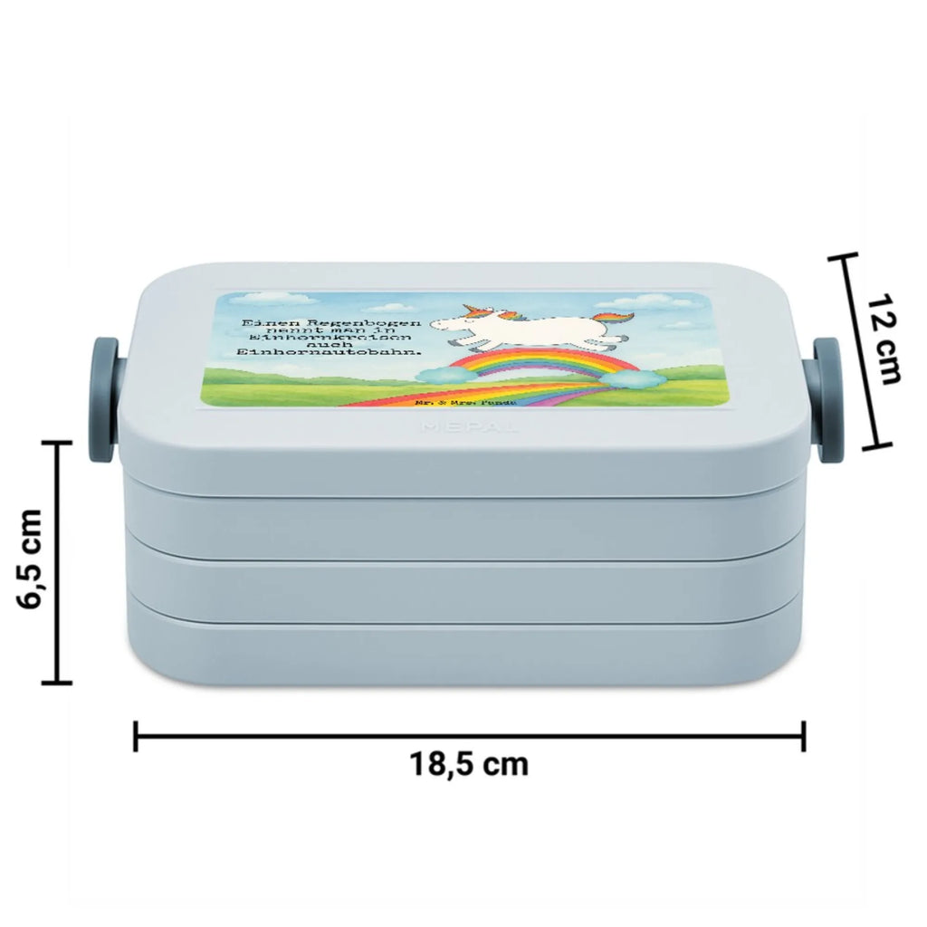 MEPAL Bentobox Einhorn Regenbogen Design Bentobox, Brotdose, Lunchbox, Einhorn, Einhörner, Einhorn Deko, Unicorn, Regenbogen, Erwachsenwerden, Einhornpower, Einhornautobahn, Glitzer