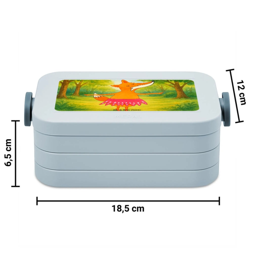 MEPAL Bentobox Fuchs Ballerina Design Lunchbox, Brotdose, Bentobox, Fuchs, Geburtstag, Party, Ballerina, Einladung, Ballett, Füchsin, Tänzerin, Tanzen, Fuchs Spruch, Füchse