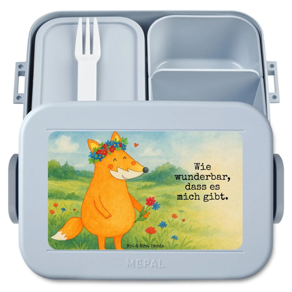 MEPAL Bentobox Fuchs Blumen Design Brotdose, Bentobox, Lunchbox, Fuchs, Freude, Freundinnen, Selbstliebe, ich, mich, Liebesbeweis, Fox, Liebe, Blumenmädchen, Blume, Motivation, Freundin, Füchse, Fuchsmädchen, Blumen