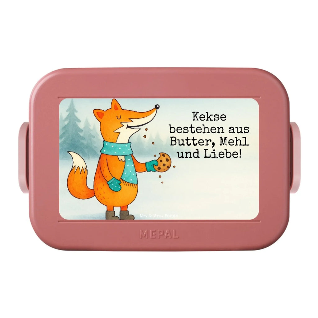 MEPAL Bentobox Fuchs Keks Design Lunchbox, Brotdose, Bentobox, Fuchs, Winter, Liebe, Kekse, Füchse, Weihnachtszeit, Plätzchen, Küche Deko, Backen Spruch