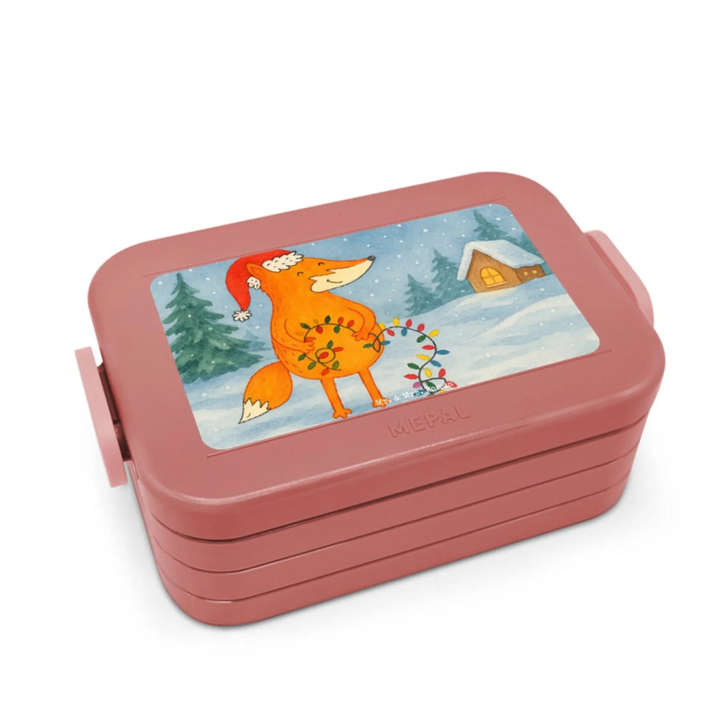 MEPAL Bentobox Fuchs Weihnachten Design Bentobox, Brotdose, Lunchbox, Winter, Weihnachten, Weihnachtsdeko, Nikolaus, Advent, Heiligabend, Wintermotiv, Weihnachtsmann, Fuchs, Weihnachtszeit, Geschenk Weihnachten, Füchse, Spruch schön