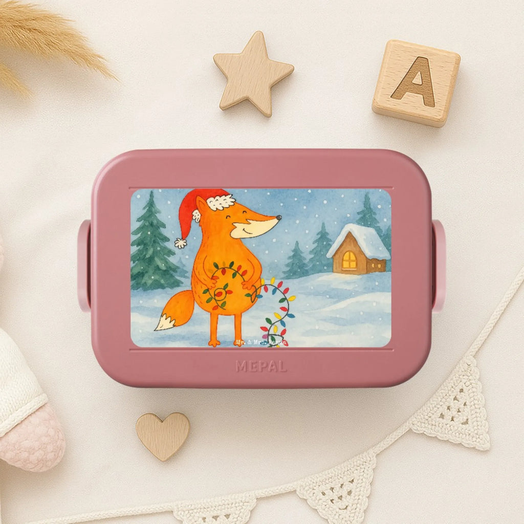 MEPAL Bentobox Fuchs Weihnachten Design Bentobox, Brotdose, Lunchbox, Winter, Weihnachten, Weihnachtsdeko, Nikolaus, Advent, Heiligabend, Wintermotiv, Weihnachtsmann, Fuchs, Weihnachtszeit, Geschenk Weihnachten, Füchse, Spruch schön