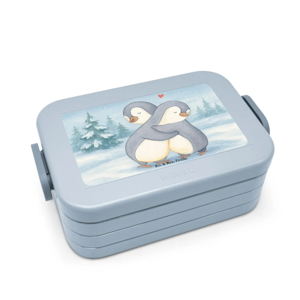 MEPAL Bentobox Pinguine Kuscheln Design Bentobox, Brotdose, Lunchbox, Liebe, Partner, Freund, Freundin, Ehemann, Ehefrau, Heiraten, Verlobung, Heiratsantrag, Liebesgeschenk, Jahrestag, Hocheitstag, Geschenk für Freundin, für Männer, Valentinstag, Liebesbeweis, für Ehemann, Hochzeitstag, Geschenk für Frauen, Mitbringsel, Geschenk für Partner