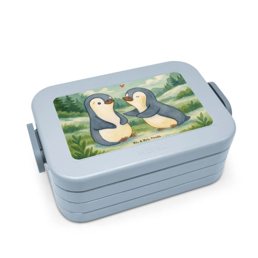 MEPAL Bentobox Pinguine trösten Design Lunchbox, Bentobox, Brotdose, Liebe, Partner, Freund, Freundin, Ehemann, Ehefrau, Heiraten, Verlobung, Heiratsantrag, Liebesgeschenk, Jahrestag, Hocheitstag, Geschenk für Frauen, Mitbringsel, Hochzeitstag, Liebesbeweis, Geschenk für Freundin, Valentinstag, Geschenk für Partner, für Ehemann, für Männer