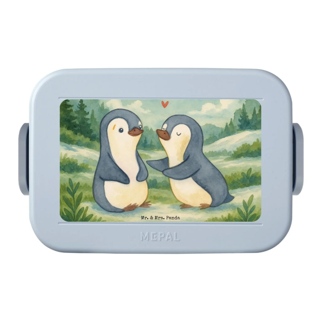 MEPAL Bentobox Pinguine trösten Design Lunchbox, Bentobox, Brotdose, Liebe, Partner, Freund, Freundin, Ehemann, Ehefrau, Heiraten, Verlobung, Heiratsantrag, Liebesgeschenk, Jahrestag, Hocheitstag, Geschenk für Frauen, Mitbringsel, Hochzeitstag, Liebesbeweis, Geschenk für Freundin, Valentinstag, Geschenk für Partner, für Ehemann, für Männer