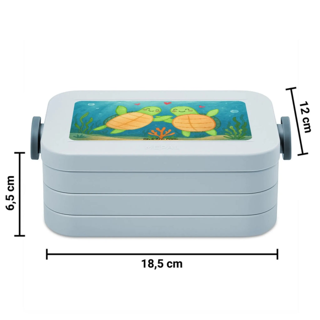 MEPAL Bentobox Schildkröten Paar Design Lunchbox, Brotdose, Bentobox, Liebe, Partner, Freund, Freundin, Ehemann, Ehefrau, Heiraten, Verlobung, Heiratsantrag, Liebesgeschenk, Jahrestag, Hocheitstag, Geschenk für Partner, Geschenk für Frauen, Geschenk für Freundin, Hochzeitstag, Mitbringsel, Liebesbeweis, für Männer, für Ehemann, Valentinstag