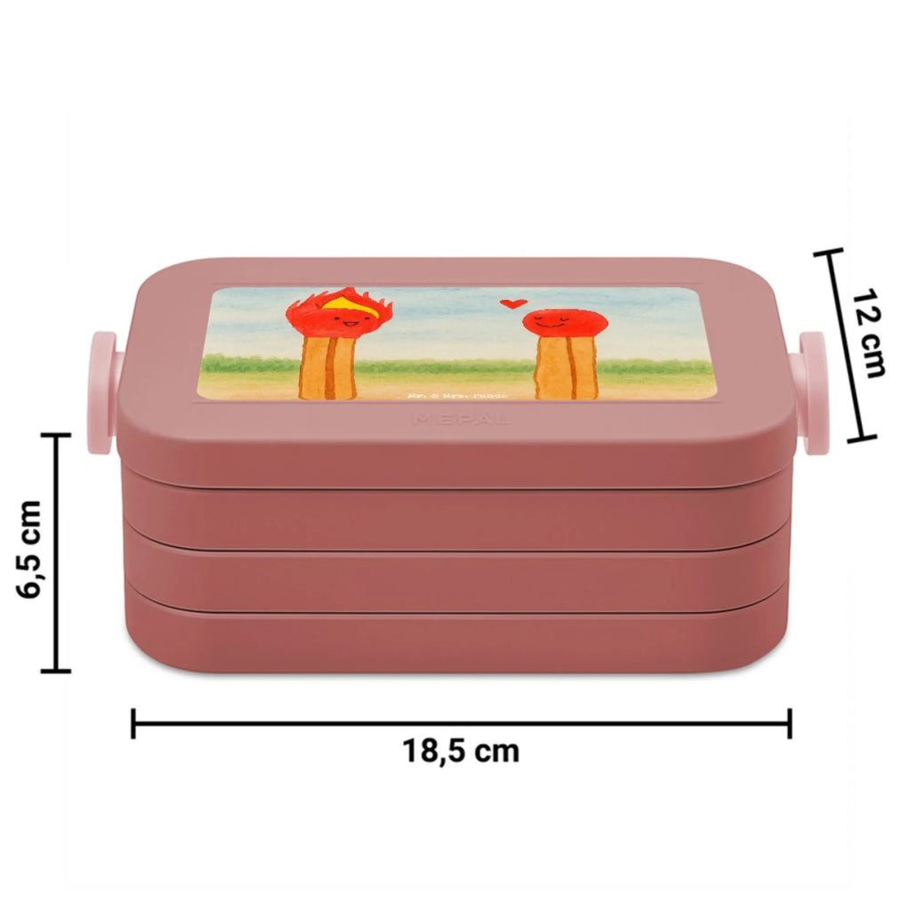 MEPAL Bentobox Streichhölzer Design Brotdose, Lunchbox, Bentobox, Liebe, Partner, Freund, Freundin, Ehemann, Ehefrau, Heiraten, Verlobung, Heiratsantrag, Liebesgeschenk, Jahrestag, Hocheitstag, Streichhölzer
