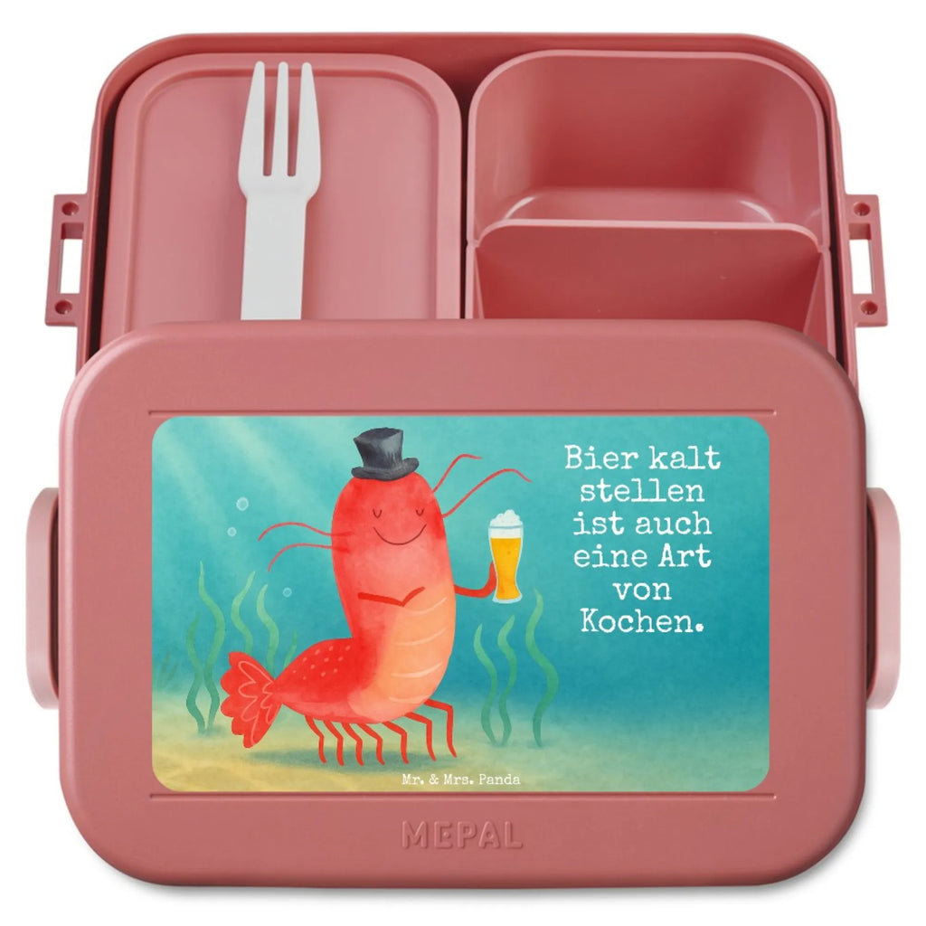 MEPAL Bentobox Hummer Weizen Design Lunchbox, Brotdose, Bentobox, Meerestiere, Meer, Urlaub, Garnelen, Bierliebhaber, Junggeselle, Junggesellin, Kneipe, Gasthaus, Kochen, Männerhaushalt, Garnele, Wirtschaft, Bier