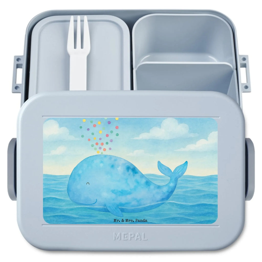 MEPAL Bentobox Wal Konfetti Design Lunchbox, Bentobox, Brotdose, Meerestiere, Meer, Urlaub, Wale, Lebensabschnitt, Diät, Wal, Neustart, Neuanfang, Motivation, Trennung, Abnehmen, Konfetti, Geburtstag
