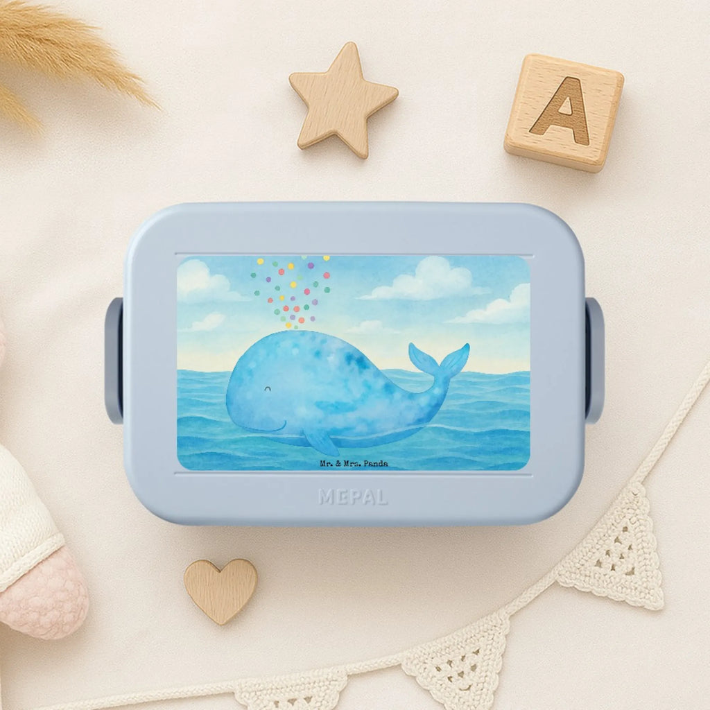 MEPAL Bentobox Wal Konfetti Design Lunchbox, Bentobox, Brotdose, Meerestiere, Meer, Urlaub, Wale, Lebensabschnitt, Diät, Wal, Neustart, Neuanfang, Motivation, Trennung, Abnehmen, Konfetti, Geburtstag
