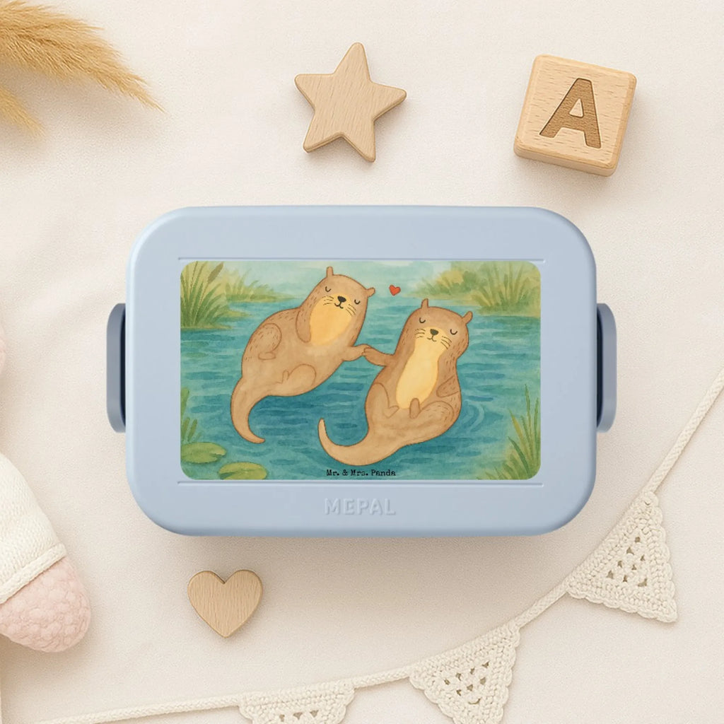 MEPAL Bentobox Otter Hände halten Design Brotdose, Lunchbox, Bentobox, Otter, Fischotter, Seeotter, Otter Seeotter See Otter
