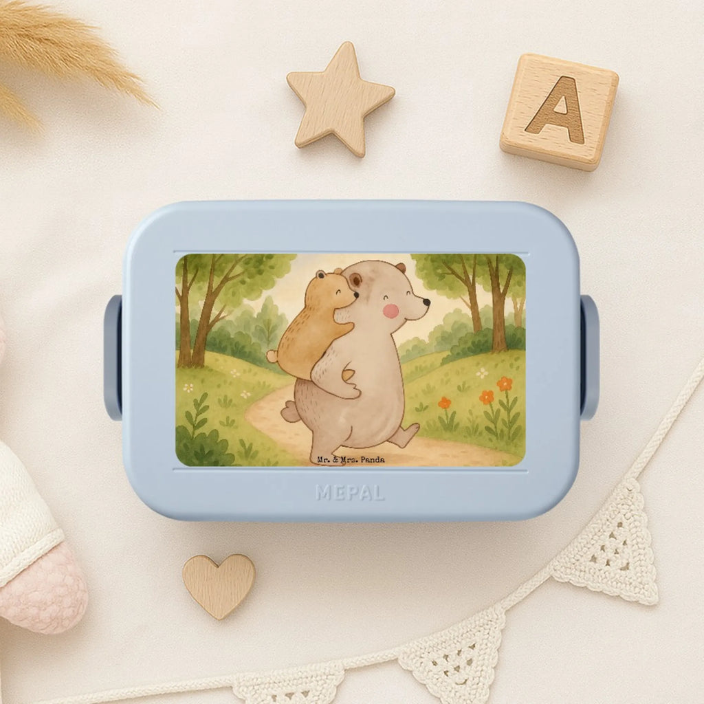 MEPAL Bentobox Papa Bär Design Lunchbox, Brotdose, Bentobox, Familie, Vatertag, Muttertag, Bruder, Schwester, Mama, Papa, Oma, Opa, Onkel, Papi, Geburtstag, Vati, Vater, Geschenk