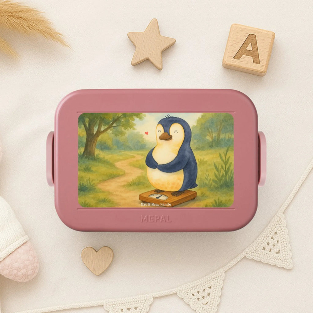 MEPAL Bentobox Pinguin Diät Design Lunchbox, Brotdose, Bentobox, Pinguin, Diät, Abnehmen, Körperliebe, Abspecken, Selbstrespekt, Motivation, Selbstliebe, Gewicht, Pinguine