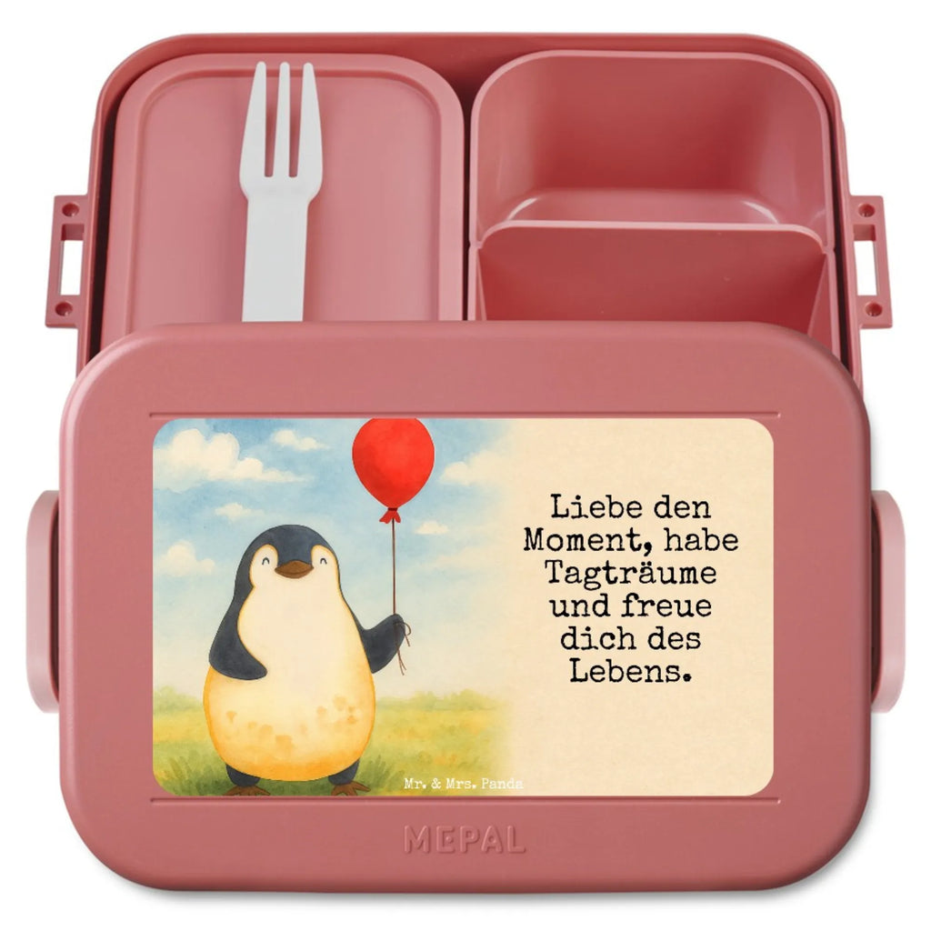 MEPAL Bentobox Pinguin Luftballon Design Bentobox, Brotdose, Lunchbox, Pinguin, Motivation, neues Leben, Geschenkidee, Glück, Lebenslust, Luftballon, Geschenk Freundin, Tagträume, Neustart, Pinguine, Liebe, beste Freundin