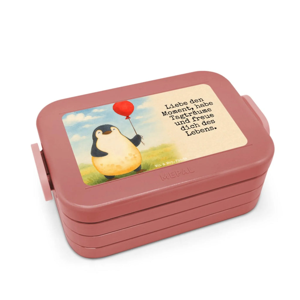 MEPAL Bentobox Pinguin Luftballon Design Bentobox, Brotdose, Lunchbox, Pinguin, Motivation, neues Leben, Geschenkidee, Glück, Lebenslust, Luftballon, Geschenk Freundin, Tagträume, Neustart, Pinguine, Liebe, beste Freundin