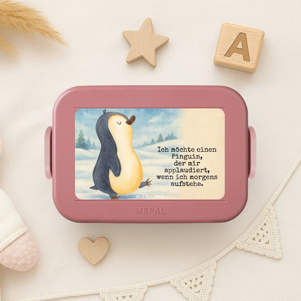 MEPAL Bentobox Pinguin marschieren Design Lunchbox, Brotdose, Bentobox, Pinguin, Schwester, Langschläfer, Frühaufsteher, Familie, Bruder, Pinguine