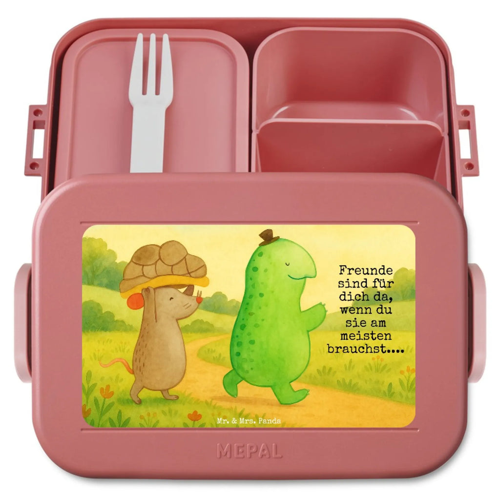 MEPAL Bentobox Schildkröte Maus Design Brotdose, Bentobox, Lunchbox, Schildkröte, Freunde, beste Freundinnen, beste Freunde, Maus, Freundinnen