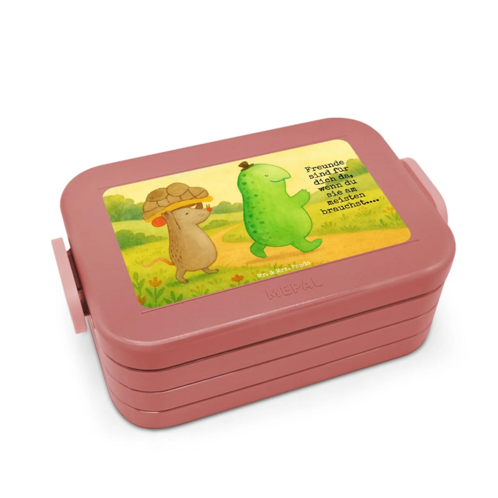 MEPAL Bentobox Schildkröte Maus Design Brotdose, Bentobox, Lunchbox, Schildkröte, Freunde, beste Freundinnen, beste Freunde, Maus, Freundinnen
