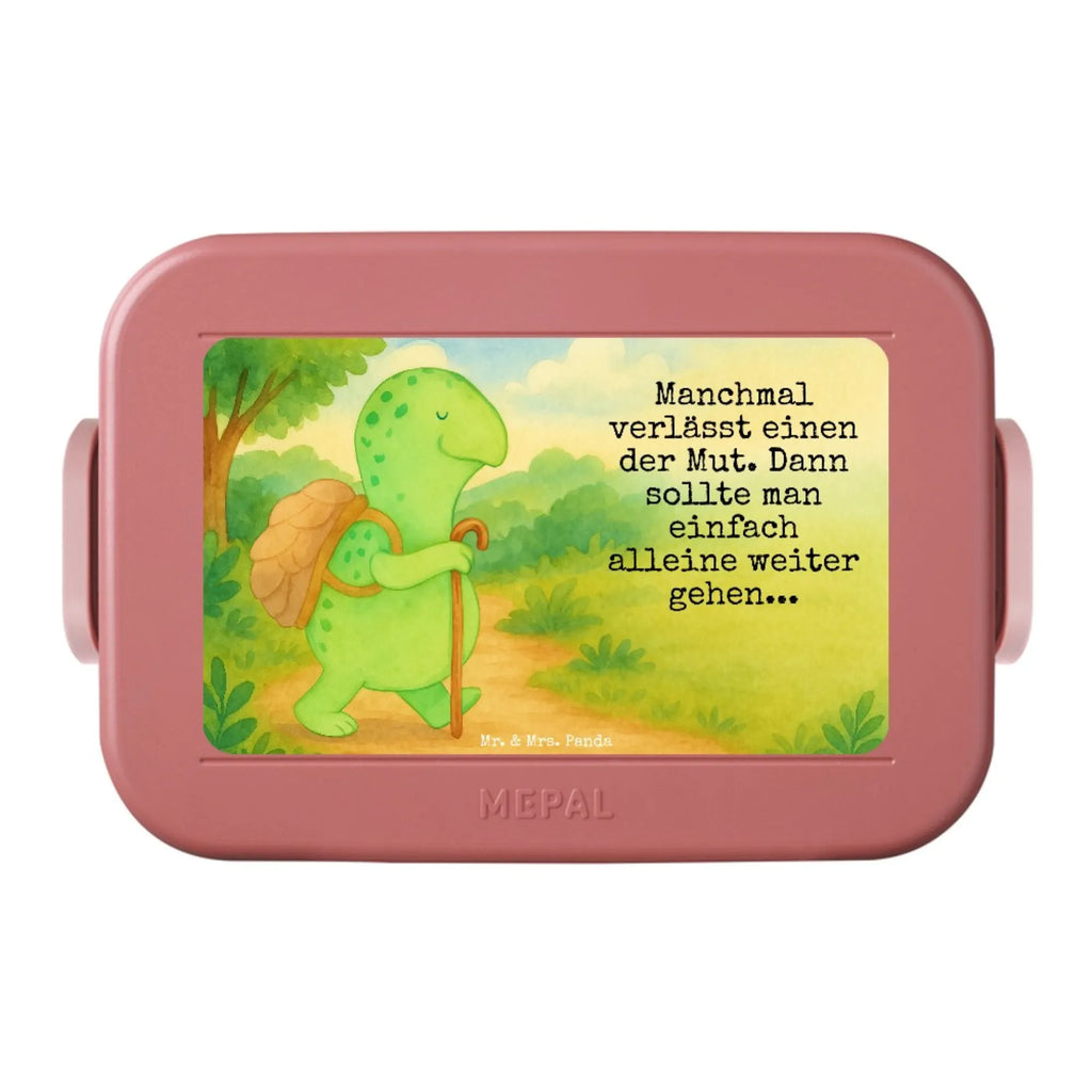 MEPAL Bentobox Schildkröte Wanderer Design Brotdose, Lunchbox, Bentobox, Schildkröte, Motivationssprüche, Neuanfang, Motivationsspruch, Motivation, Schildkröten