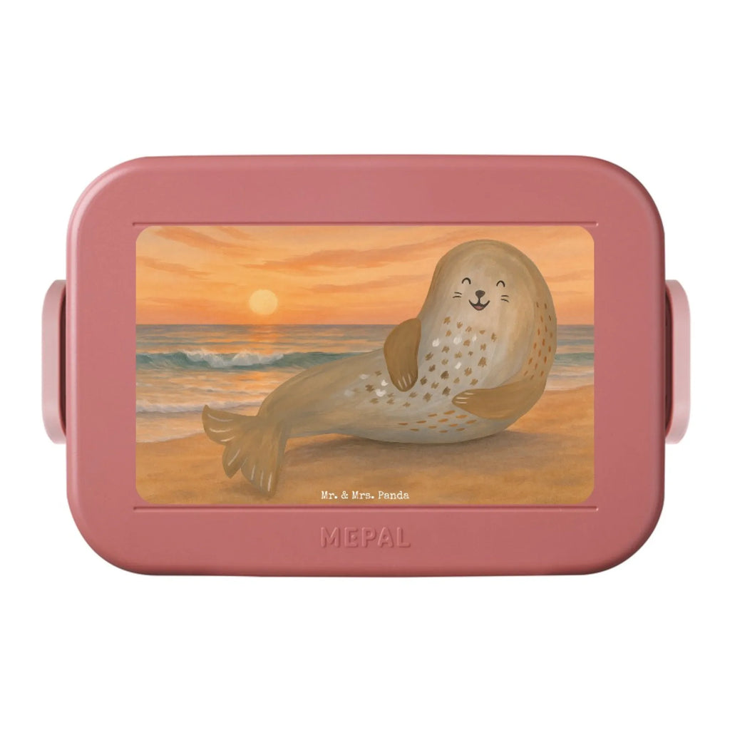 MEPAL Bentobox Robbe Lachen Design Lunchbox, Brotdose, Bentobox, Tiermotive, Gute Laune, lustige Sprüche, Tiere, Ostsee, Meerestier, Seehund, Robbe, Strand, Nordsee, Robben