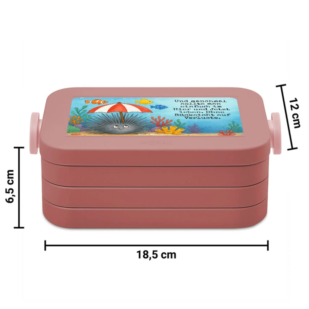MEPAL Bentobox Seeigel Design Lunchbox, Brotdose, Bentobox, Meerestiere, Meer, Urlaub, Selbstliebe, Lebe, Leben, Hier und Jetzt, Selbstakzeptanz, Seeigel, Achtsamkeit
