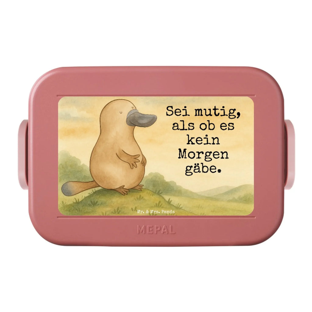 MEPAL Bentobox Schnabeltier Mut Design Brotdose, Bentobox, Lunchbox, Meerestiere, Meer, Urlaub, Schnabeltiere, Weltreise, Neustart, Büro, Neuanfang, Schnabeltier, Raodtrip, Arbeit, Motivation, mutig, Lebensweisheit, Mut, Training